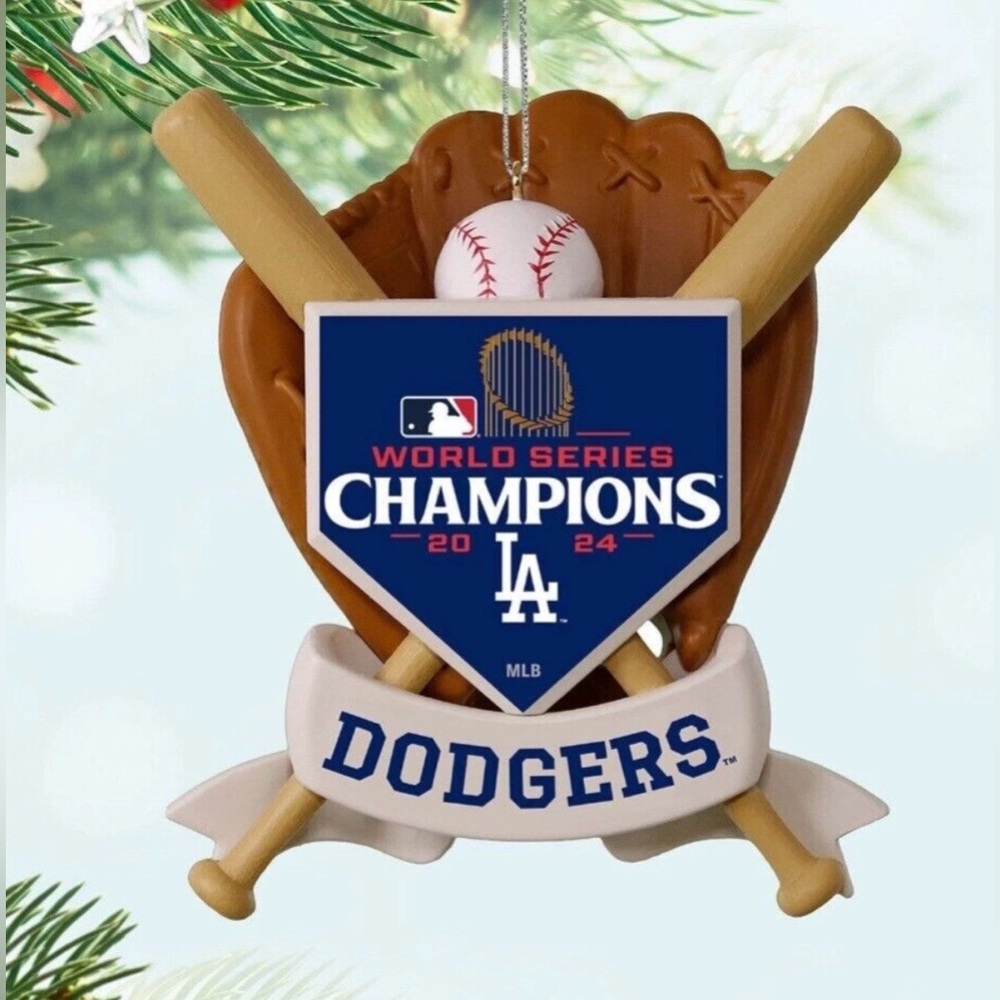 2024 World Series Champions Los Angeles Dodgers Hallmark Keepsake Ornament